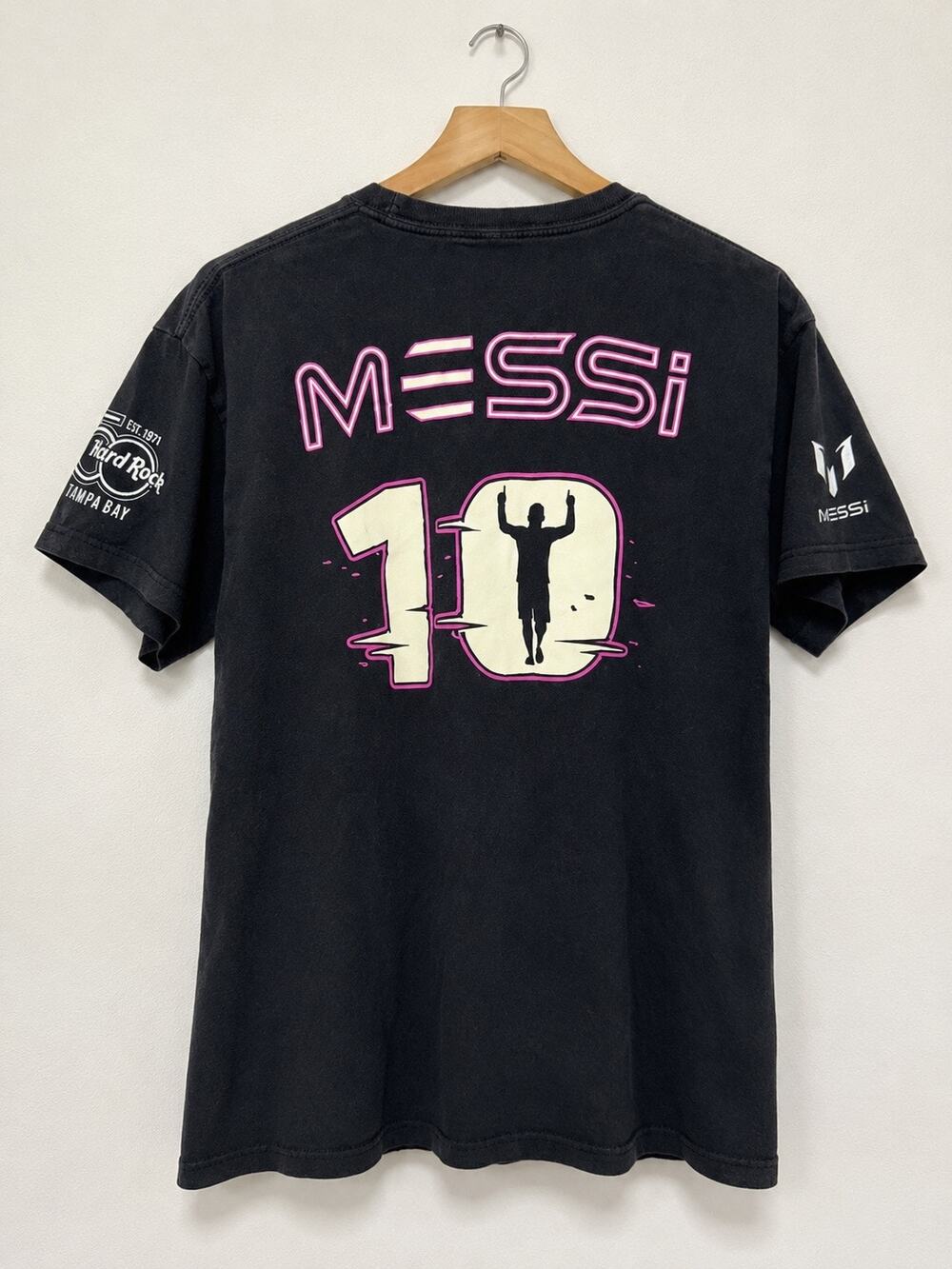 Hard Rock Tampa Bay Lionel Messi Lion Graphic Tee Size Large